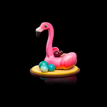 Flamingo  - Dark and white chocolate, almonds, hazelnuts 250g 35.-